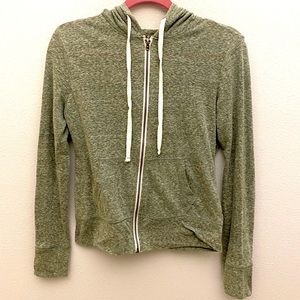 Green Zip-up Jacket - Aeropostale